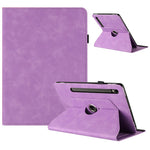 Tabletcover til Samsung Galaxy Tab S10 FE / S9 FE / S9 Roterende stander Ensfarvet PU-lædercover