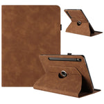 Tabletcover til Samsung Galaxy Tab S10 FE / S9 FE / S9 Roterende stander Ensfarvet PU-lædercover