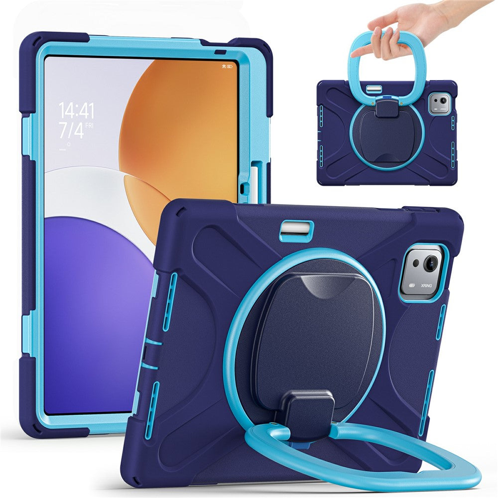For Xiaomi Pad 7S Pro 12.5  /  6S Pro 12.4 Case Kickstand TPU + PC + Silicone Tablet Cover