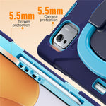 For Xiaomi Pad 7S Pro 12.5  /  6S Pro 12.4 Case Kickstand TPU + PC + Silicone Tablet Cover