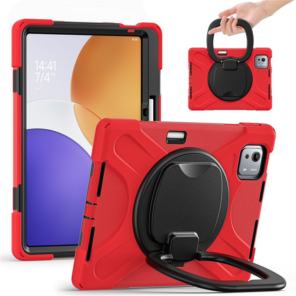 For Xiaomi Pad 7S Pro 12.5  /  6S Pro 12.4 Case Kickstand TPU + PC + Silicone Tablet Cover