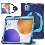 For Xiaomi Pad 7S Pro 12.5  /  6S Pro 12.4 Case with Shoulder Strap TPU + PC + Silicone Kickstand Tablet Cover