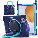 For Xiaomi Pad 7S Pro 12.5  /  6S Pro 12.4 Case with Shoulder Strap TPU + PC + Silicone Kickstand Tablet Cover