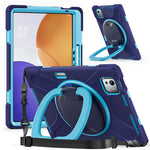 For Xiaomi Pad 7S Pro 12.5  /  6S Pro 12.4 Case with Shoulder Strap TPU + PC + Silicone Kickstand Tablet Cover