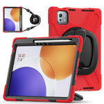 For Xiaomi Pad 7S Pro 12.5  /  6S Pro 12.4 Case with Shoulder Strap TPU + PC + Silicone Kickstand Tablet Cover