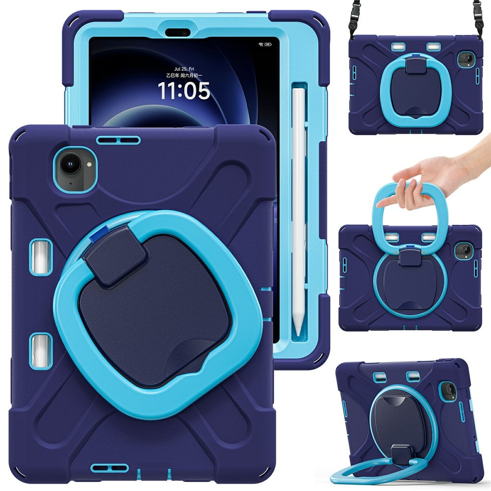 For Xiaomi Pad Mini / Redmi K Pad Case with Shoulder Strap TPU + PC + Silicone Kickstand Tablet Cover
