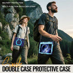 For Xiaomi Pad Mini / Redmi K Pad Case with Shoulder Strap TPU + PC + Silicone Kickstand Tablet Cover