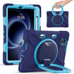 For Xiaomi Pad Mini / Redmi K Pad Case TPU + PC + Silicone Tablet Cover Swivel Kickstand Handle Grip