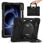 For Xiaomi Pad Mini / Redmi K Pad Case TPU + PC + Silicone Tablet Cover Swivel Kickstand Handle Grip