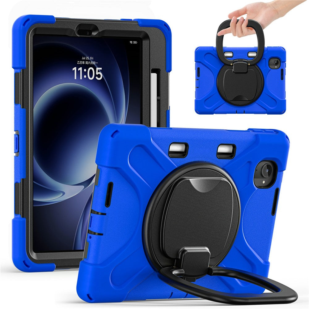 For Xiaomi Pad Mini / Redmi K Pad Case TPU + PC + Silicone Tablet Cover Swivel Kickstand Handle Grip