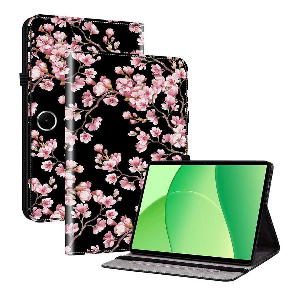 For OnePlus Pad Lite / Oppo Pad SE Leather Case Pattern Printed Stand Tablet Cover with Card Slots