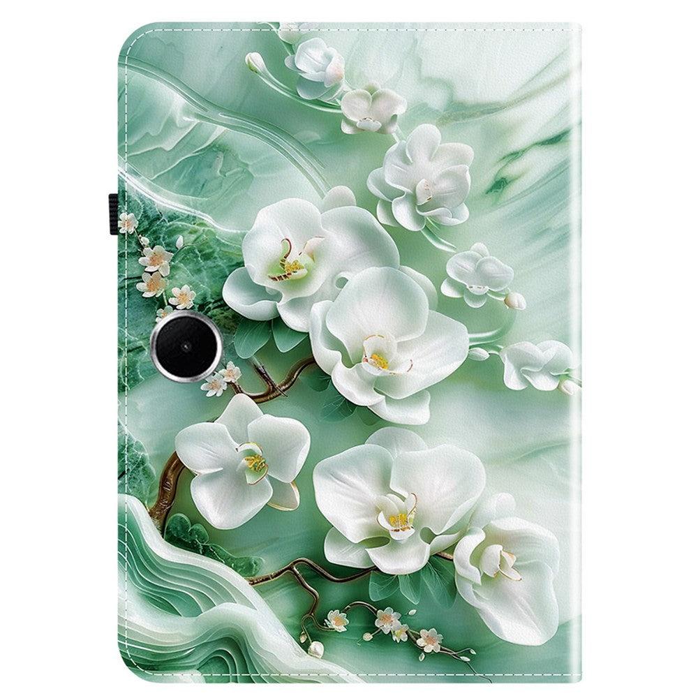 For OnePlus Pad Lite / Oppo Pad SE Leather Case Pattern Printed Stand Tablet Cover with Card Slots