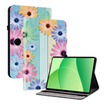 For OnePlus Pad Lite / Oppo Pad SE Leather Case Pattern Printed Stand Tablet Cover with Card Slots
