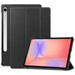 Til Samsung Galaxy Tab S10 Lite Cover, Tre-foldbart Stand Læder Tablet Cover med Fuld Kropsbeskyttelse, Slankt Beskyttende Design