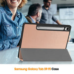 Til Samsung Galaxy Tab S10 Lite Stativ Etui Stødabsorberende Læder Tablet Cover med Penneholder