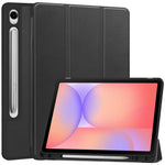 Til Samsung Galaxy Tab S10 Lite Stativ Etui Stødabsorberende Læder Tablet Cover med Penneholder