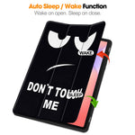 For Samsung Galaxy Tab S10 Lite Tablet Case Pattern Printing Tri-Fold Stand Leather + TPU Cover with Pen Holder