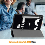 For Samsung Galaxy Tab S10 Lite Tablet Case Pattern Printing Tri-Fold Stand Leather + TPU Cover with Pen Holder