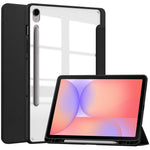 For Samsung Galaxy Tab S10 Lite Case Clear Acrylic Leather Tablet Cover Support Auto Sleep  /  Wake