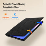 DUX DUCIS Til Samsung Galaxy Tab S10 FE+ Tablet Cover Vers Series Multifunktionelt Foldestativ Læderomslag