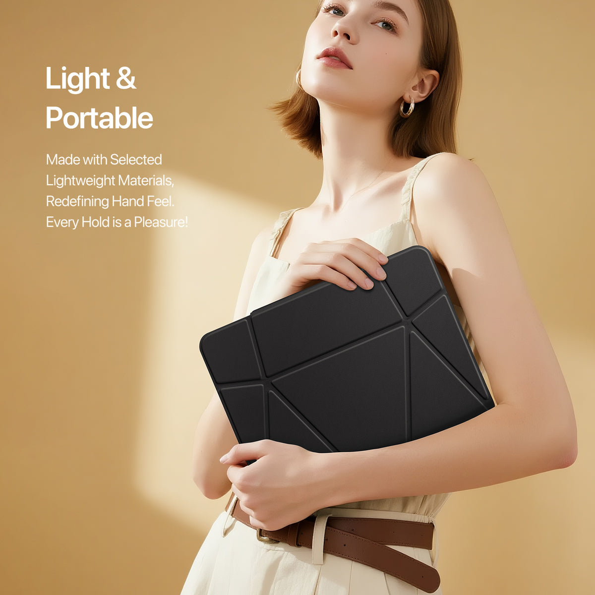 DUX DUCIS Til Samsung Galaxy Tab S10 FE+ Tablet Cover Vers Series Multifunktionelt Foldestativ Læderomslag
