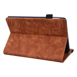 Tablet Case For Samsung Galaxy Tab S12 Ultra / S11 Ultra / S10 Ultra / S9 Ultra / S8 Ultra Card Slots Leather Cover Flower Pattern