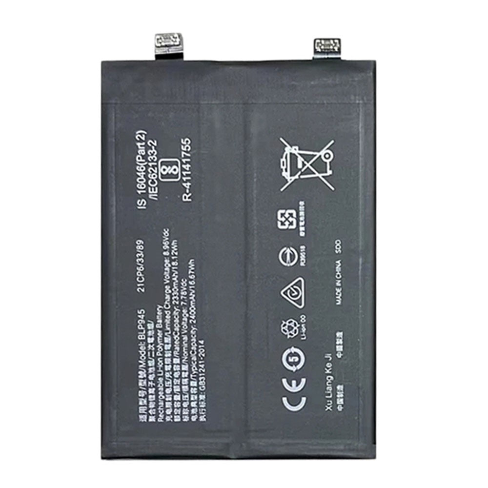 For OnePlus 10T 5G 7.76V 4660mAh Li-Polymer Battery Assembly Part (Without Logo) (Encode: BLP945)