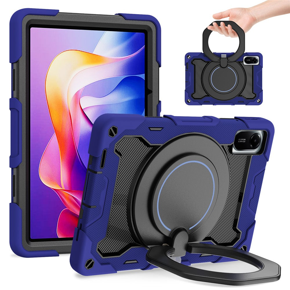 For Xiaomi Redmi Pad 2 11 Case with Kickstand PC + Silicone Shockproof Rugged Tablet Cover