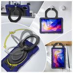 For Xiaomi Redmi Pad 2 11 Case with Kickstand PC + Silicone Shockproof Rugged Tablet Cover