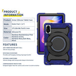 For Xiaomi Redmi Pad 2 11 Case with Kickstand PC + Silicone Shockproof Rugged Tablet Cover