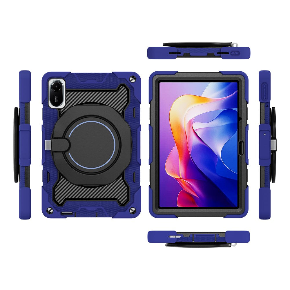 For Xiaomi Redmi Pad 2 11 Case with Kickstand PC + Silicone Shockproof Rugged Tablet Cover