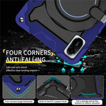 For Xiaomi Redmi Pad 2 11 Case with Kickstand PC + Silicone Shockproof Rugged Tablet Cover