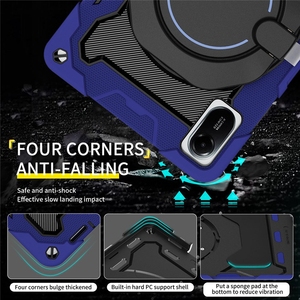 For Xiaomi Redmi Pad 2 11 Case with Kickstand PC + Silicone Shockproof Rugged Tablet Cover
