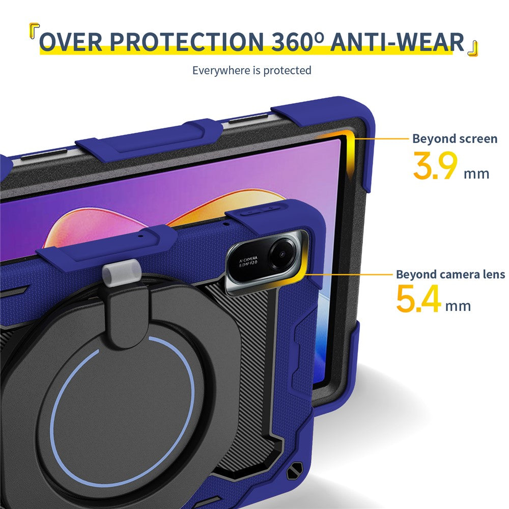 For Xiaomi Redmi Pad 2 11 Case with Kickstand PC + Silicone Shockproof Rugged Tablet Cover