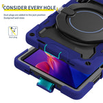 For Xiaomi Redmi Pad 2 11 Case with Kickstand PC + Silicone Shockproof Rugged Tablet Cover