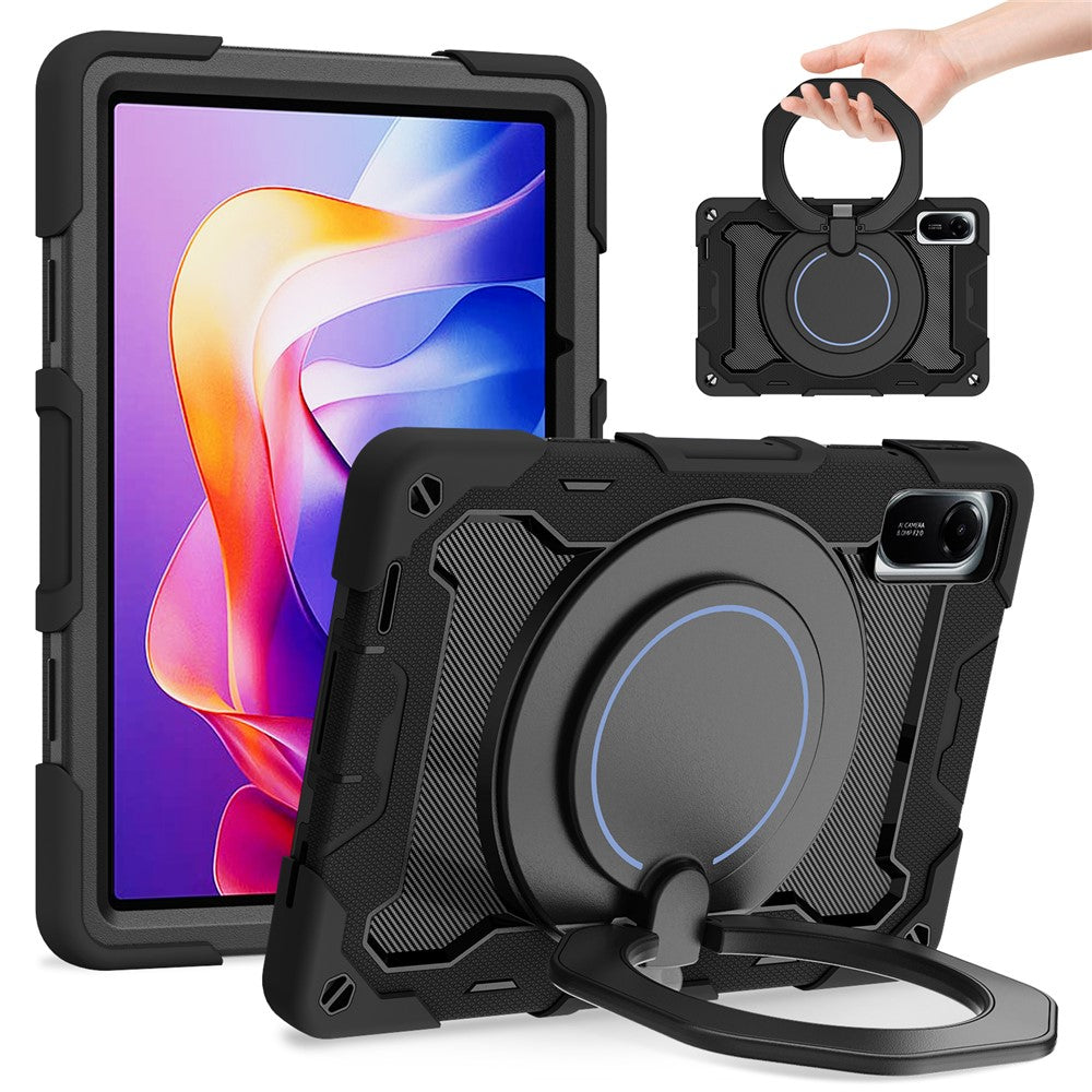For Xiaomi Redmi Pad 2 11 Case with Kickstand PC + Silicone Shockproof Rugged Tablet Cover