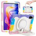 For Xiaomi Redmi Pad 2 11 Case with Kickstand PC + Silicone Shockproof Rugged Tablet Cover