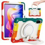 For Xiaomi Redmi Pad 2 11 Case with Kickstand PC + Silicone Shockproof Rugged Tablet Cover