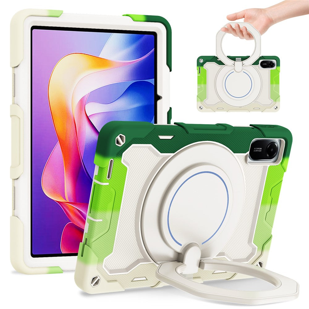 For Xiaomi Redmi Pad 2 11 Case with Kickstand PC + Silicone Shockproof Rugged Tablet Cover