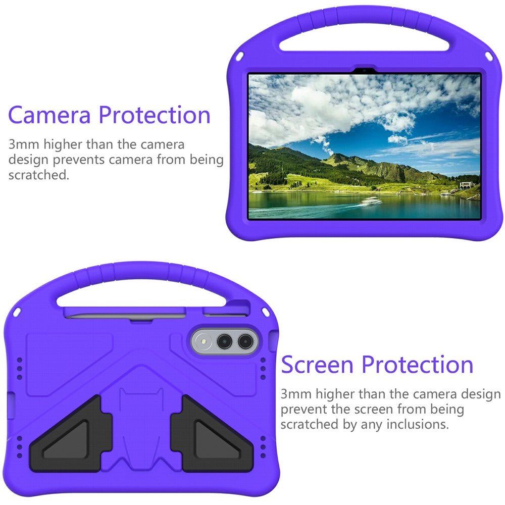 For Lenovo Yoga Tab 11.1 / Xiaoxin Pad Pro GT Case EVA Tablet Cover with Ergonomic Handle and Foldable Kickstand
