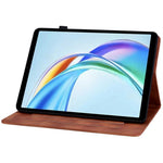 Til Honor Pad X7 Cover Liljeblomst Præg Kortlommer Læder Tablet Cover