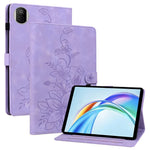 Til Honor Pad X7 Cover Liljeblomst Præg Kortlommer Læder Tablet Cover