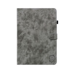 For Lenovo Tab K9 Case Tiger Imprint Anti-Scratch PU Leather Tablet Cover