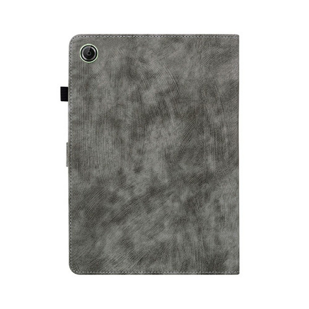 For Lenovo Tab K9 Case Tiger Imprint Anti-Scratch PU Leather Tablet Cover