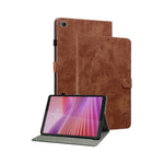 For Lenovo Tab K9 Case Tiger Imprint Anti-Scratch PU Leather Tablet Cover
