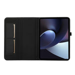 For OnePlus Pad Case with Stand Card Holder Cloth Texture Leather Tablet Cover