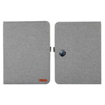 For OnePlus Pad Case with Stand Card Holder Cloth Texture Leather Tablet Cover