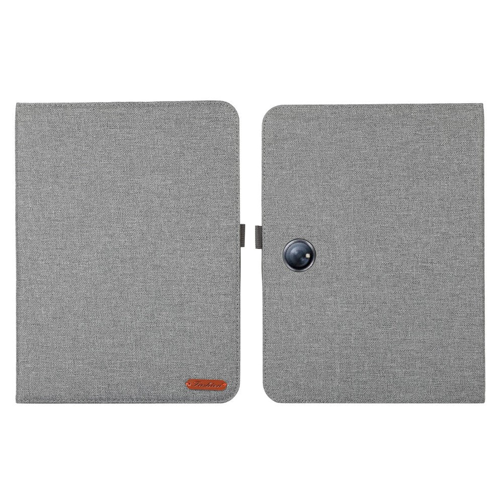 For OnePlus Pad Case with Stand Card Holder Cloth Texture Leather Tablet Cover