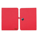 For OnePlus Pad Case with Stand Card Holder Cloth Texture Leather Tablet Cover
