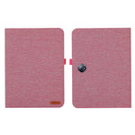 For OnePlus Pad Case with Stand Card Holder Cloth Texture Leather Tablet Cover